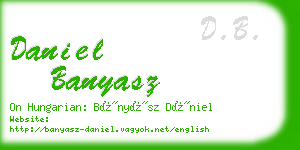 daniel banyasz business card